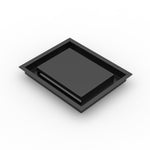 8x10 ZenFlow floor register, diagonal view