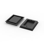 8x10 ZenFlow floor register, front and back view