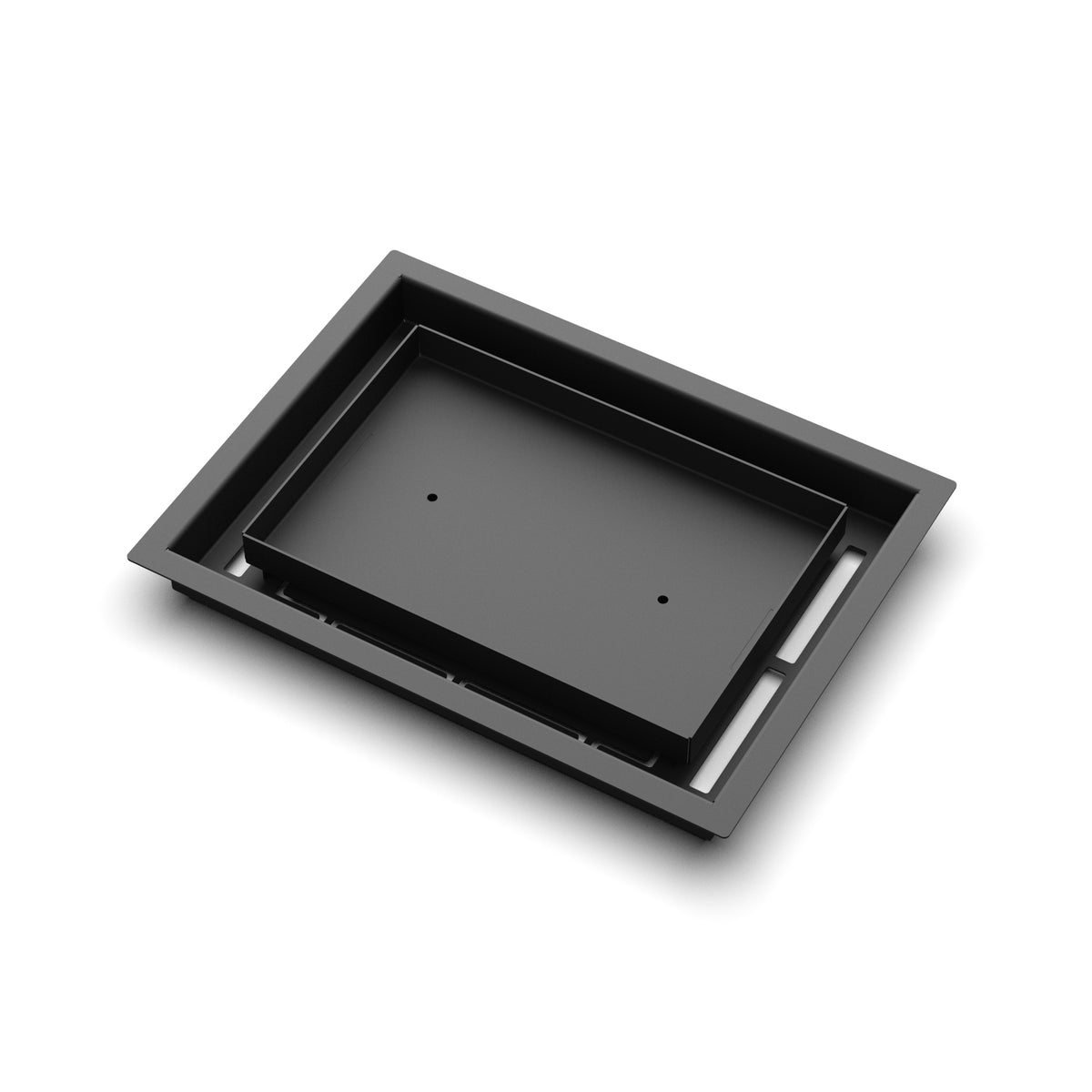 8x11 Classic floor register, quarter view