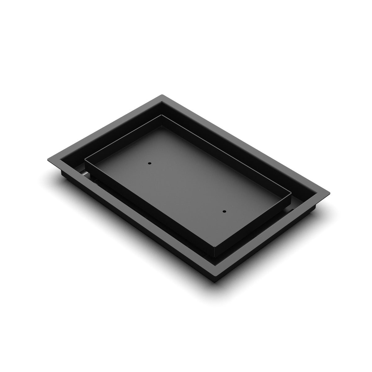 8x12 Classic floor register, diagonal view