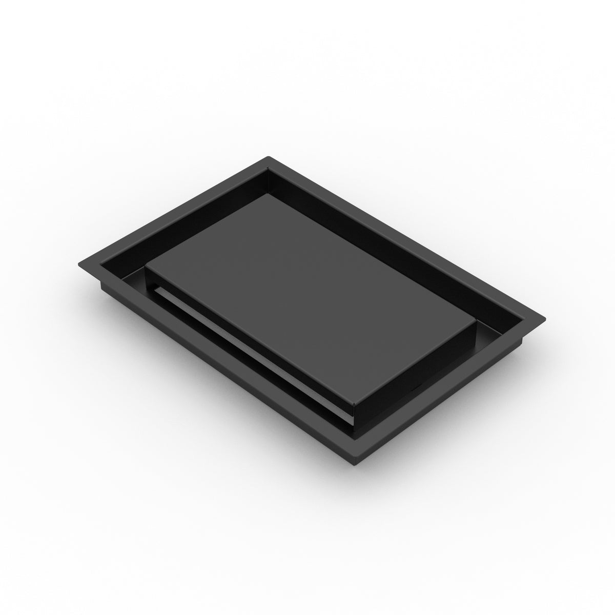 8x12 ZenFlow floor register, diagonal view