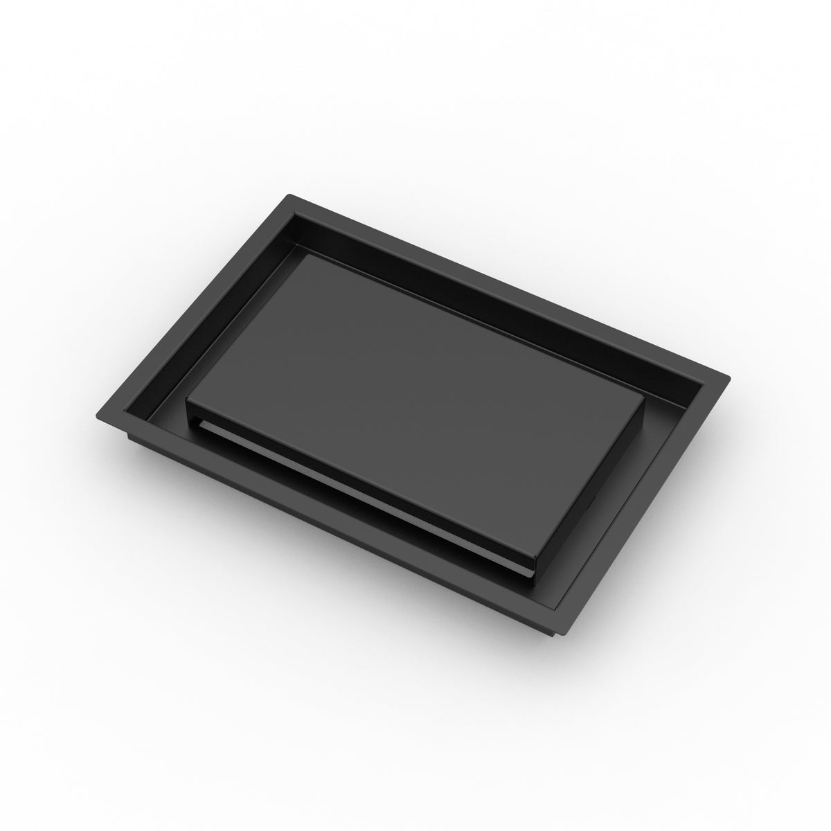 8x12 ZenFlow floor register, quarter view