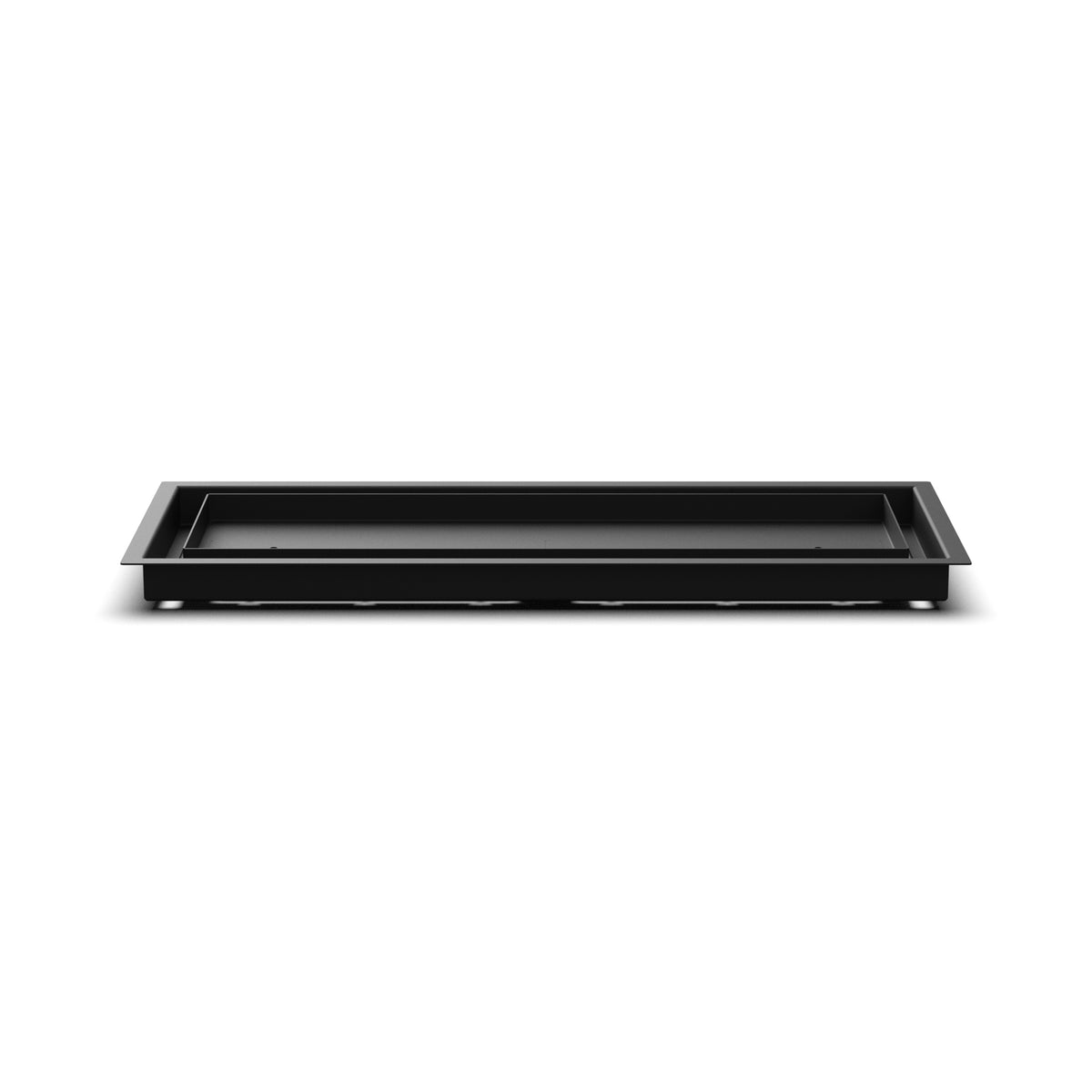8x21 Classic floor register, side profile view