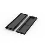 8x30 ZenFlow floor register, front and back view