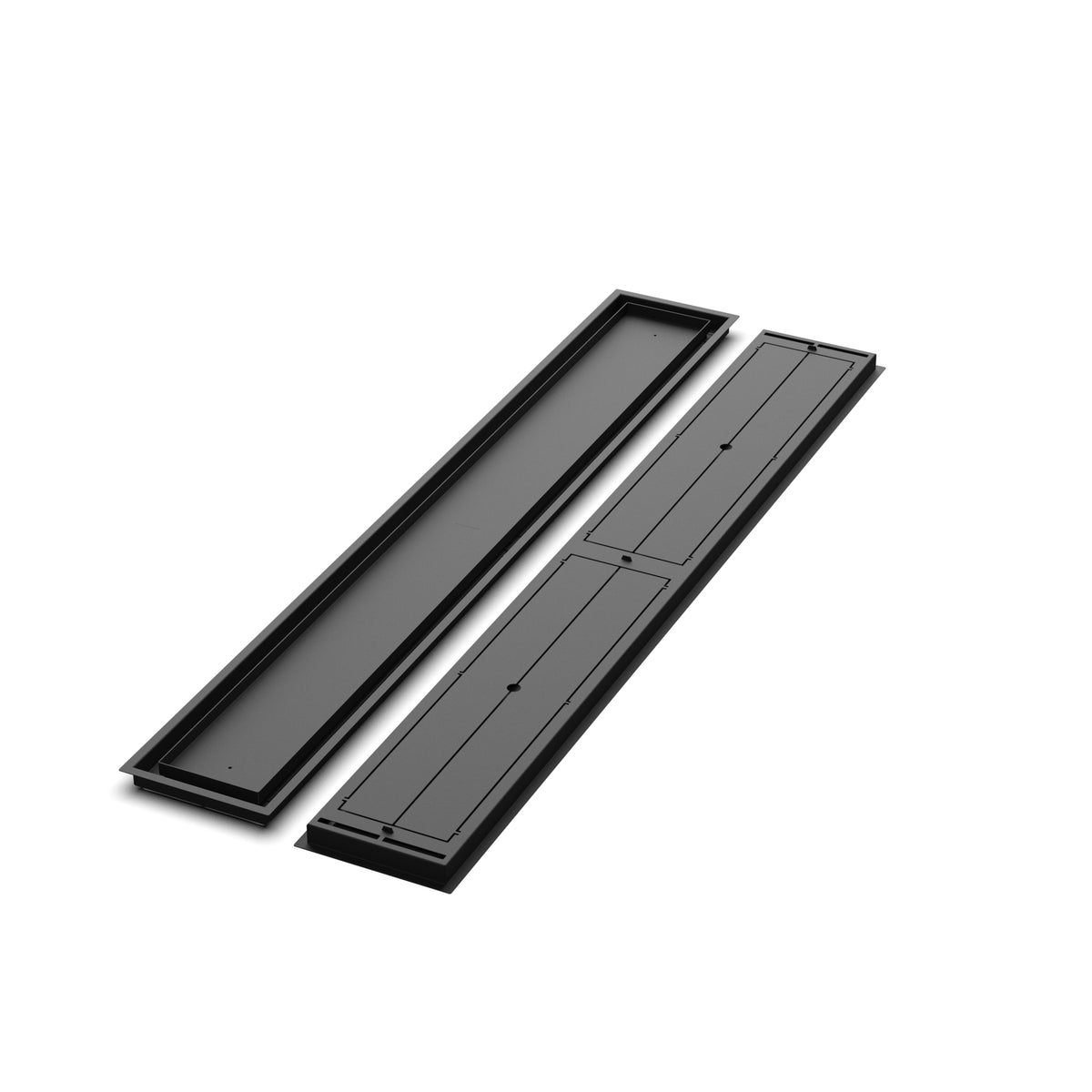 8x59 Classic floor register, front and back views side by side
