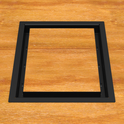 11x11 Classic Drop-in Air Vent, Flush Floor-Matching, All Metal, Floor Vent Cover (11x11)