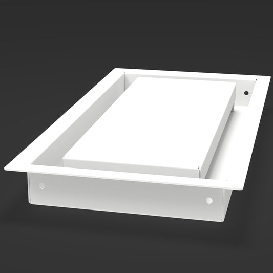 6x10 - Wall Vent - Modern Vent Cover - TRM Metal