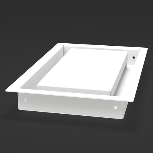 6x12  - Wall Vent - Modern Vent Cover - TRM Metal