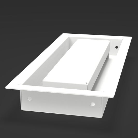 10.5x11 - Wall Vent - Modern Vent Cover -  Return Air Vent - TRM Metal  11x10.5