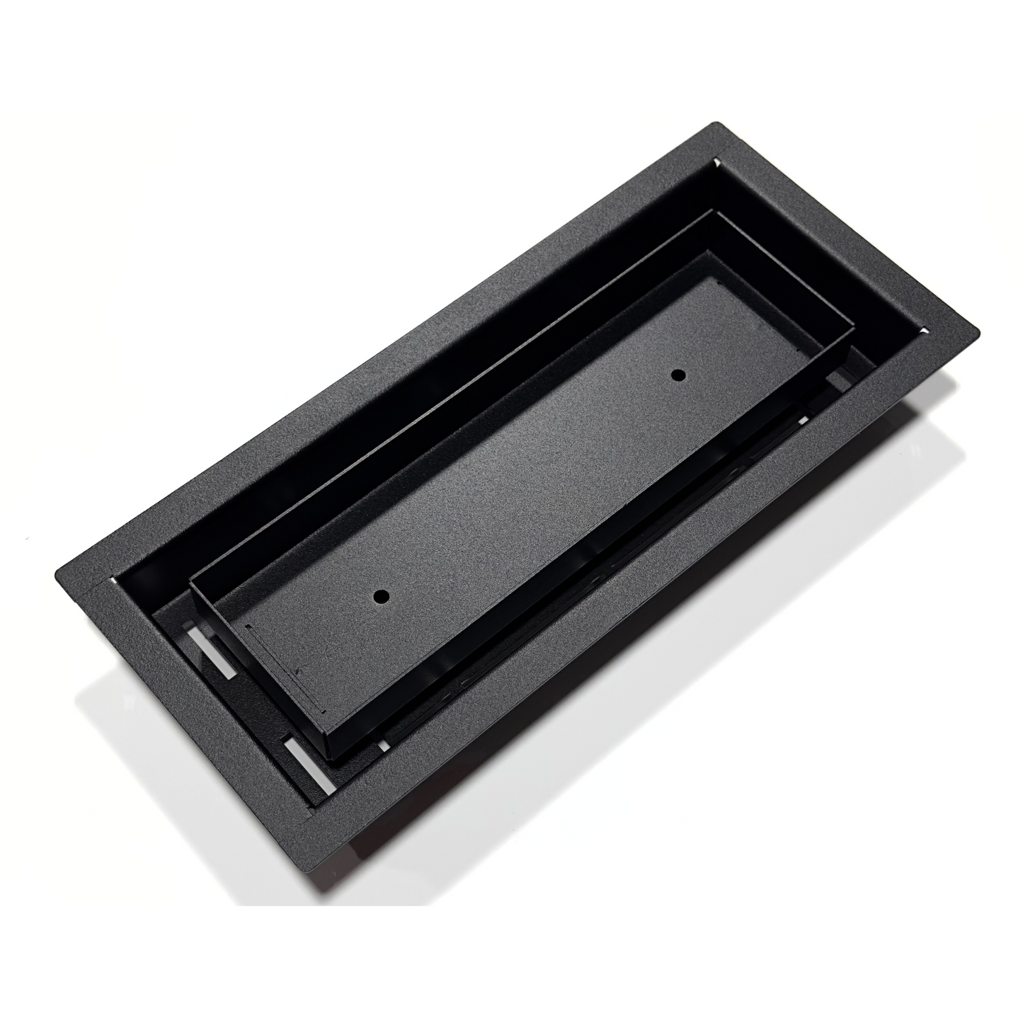 4x10 Classic Drop-in Air Vent, Flush Floor-Matching, All Metal, Floor Vent Cover (10x4)