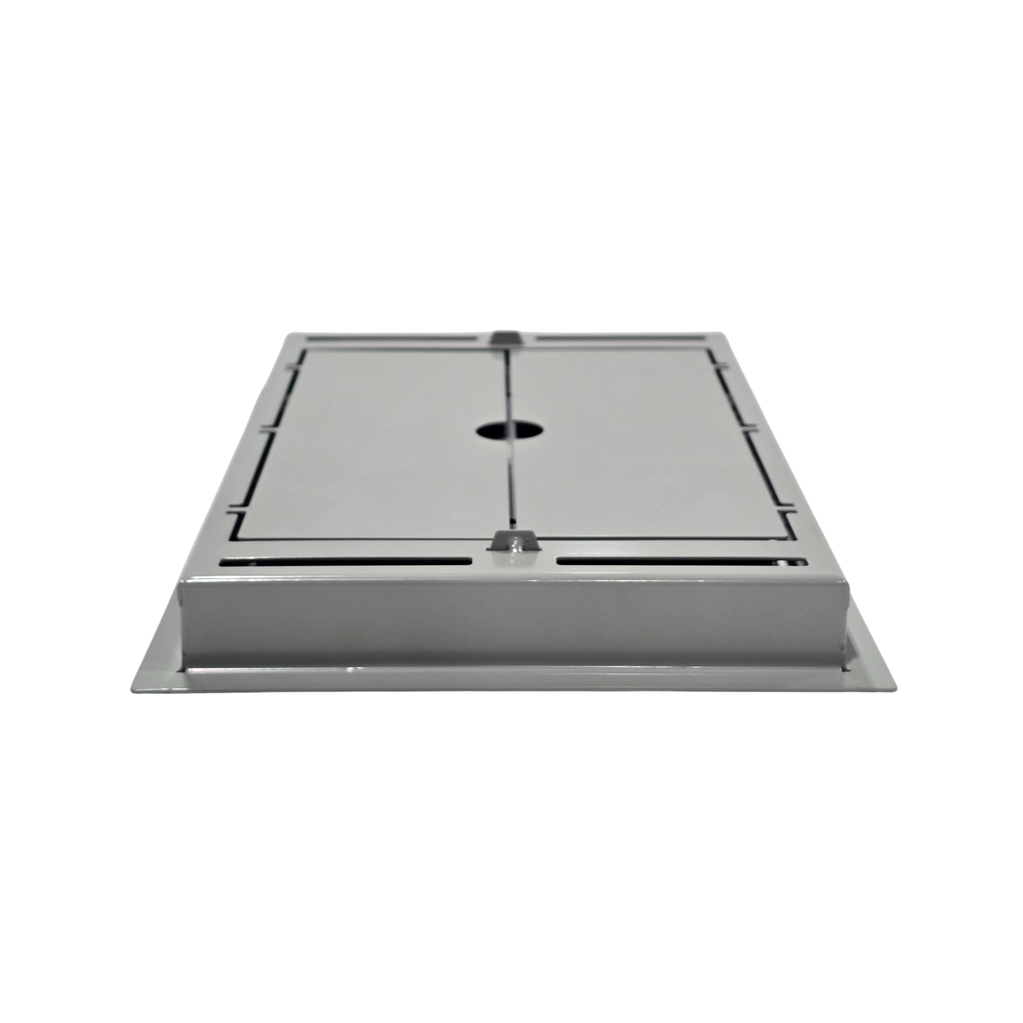 5x12 Classic Drop-in Air Vent, Flush Floor-Matching, All Metal, Floor Vent Cover (12x5)