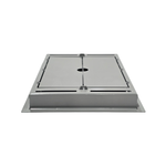 5x12 Classic Drop-in Air Vent, Flush Floor-Matching, All Metal, Floor Vent Cover (12x5)