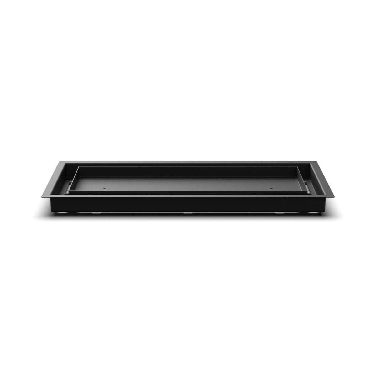 9x18 Classic floor register, side profile view