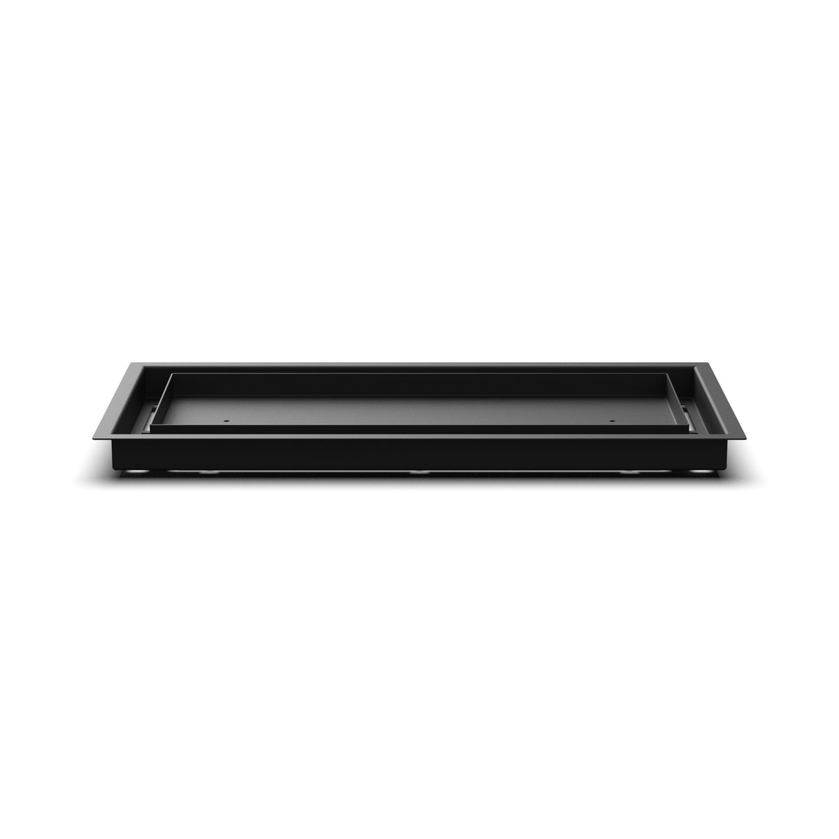 9x19 Classic floor register, side profile view