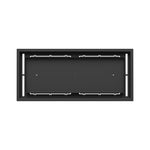 9x21 Classic floor register, top-down view