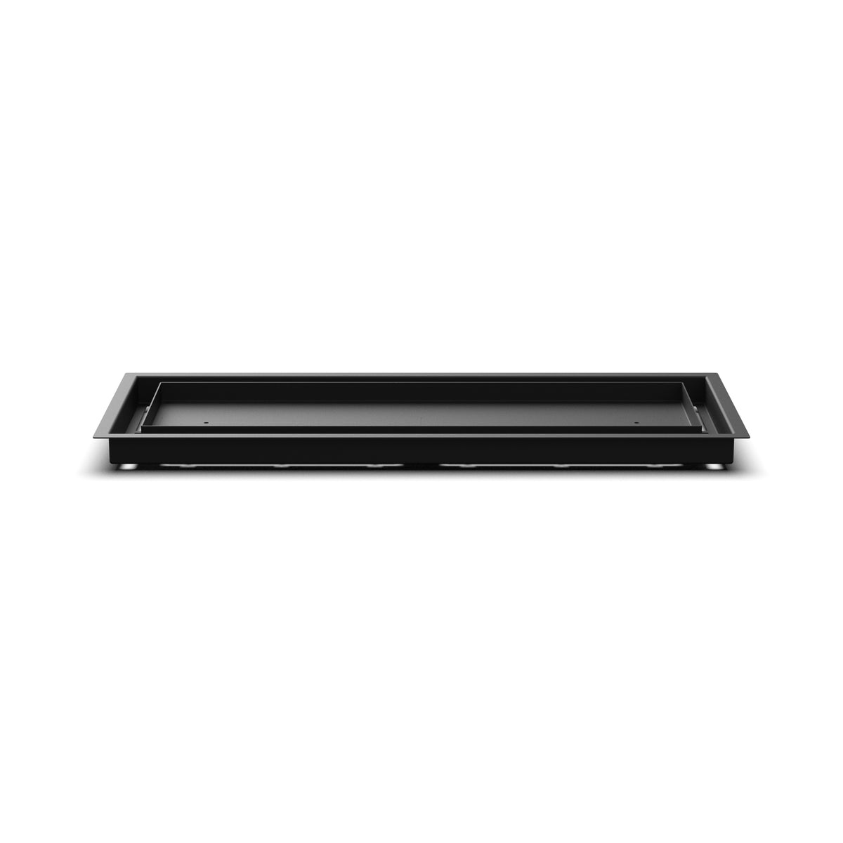 9x23 Classic floor register, side profile view
