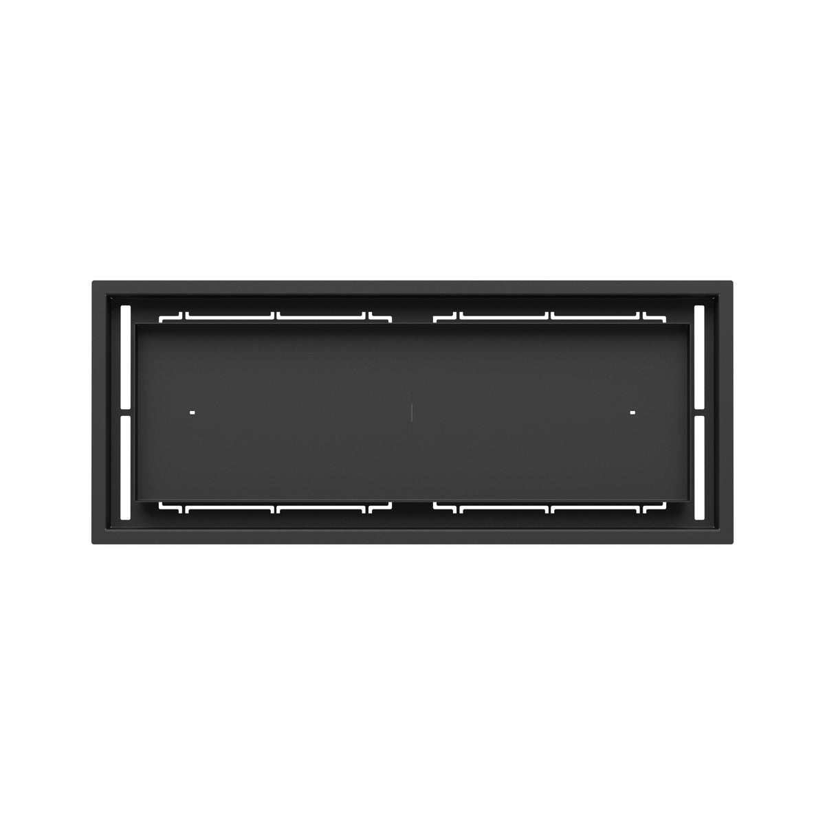 9x23 Classic floor register, top-down view