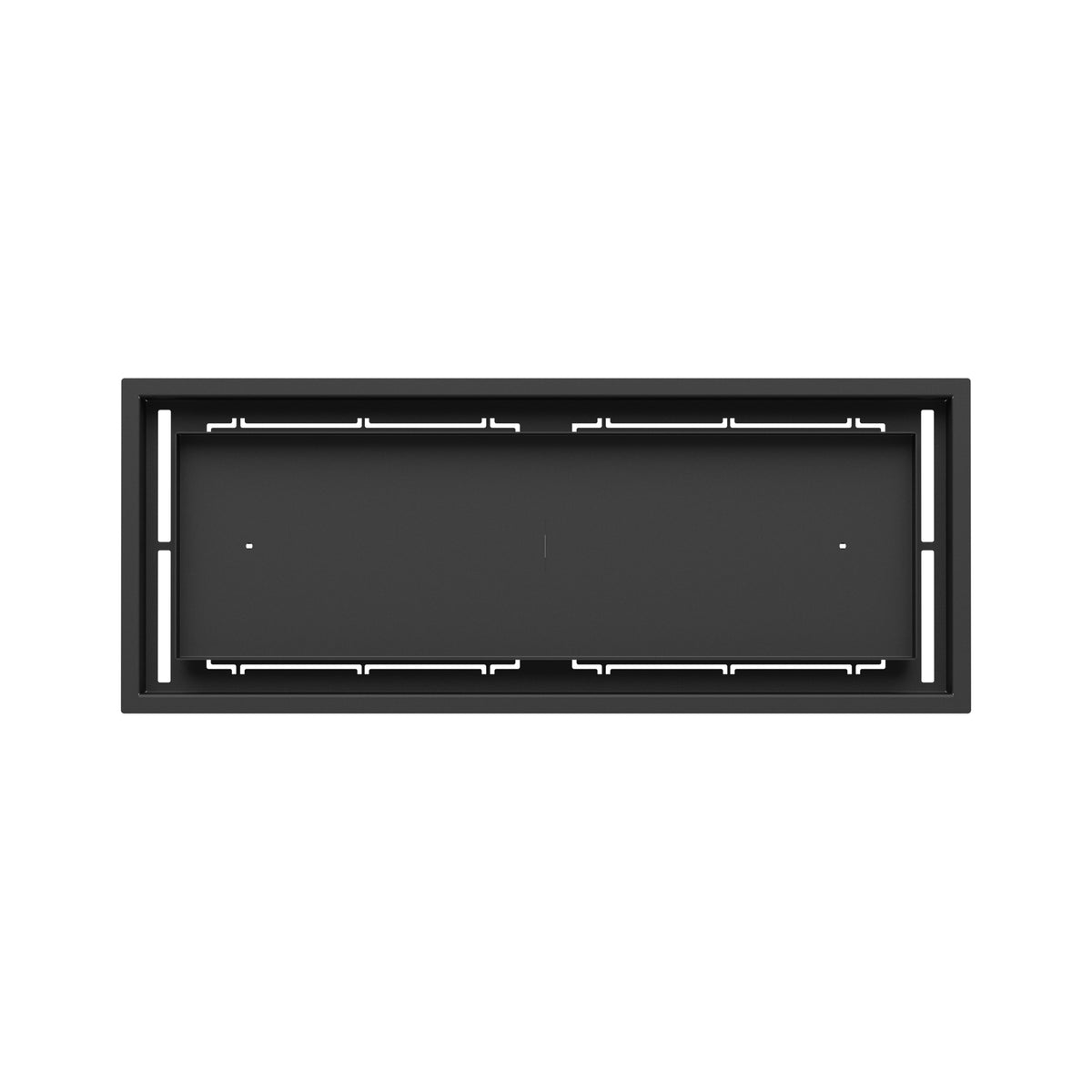 9x24 Classic floor register, top-down view