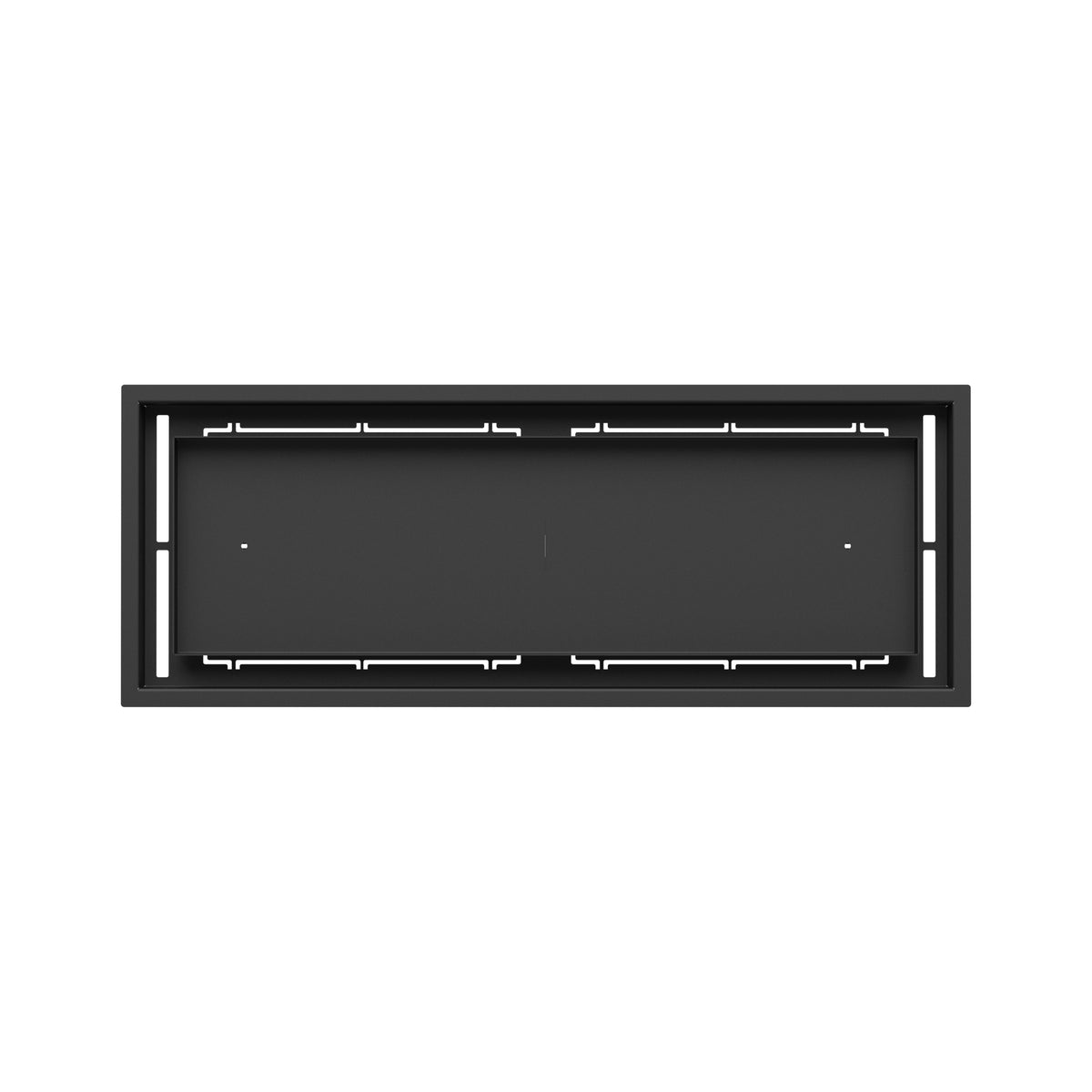 9x25 Classic floor register, top-down view