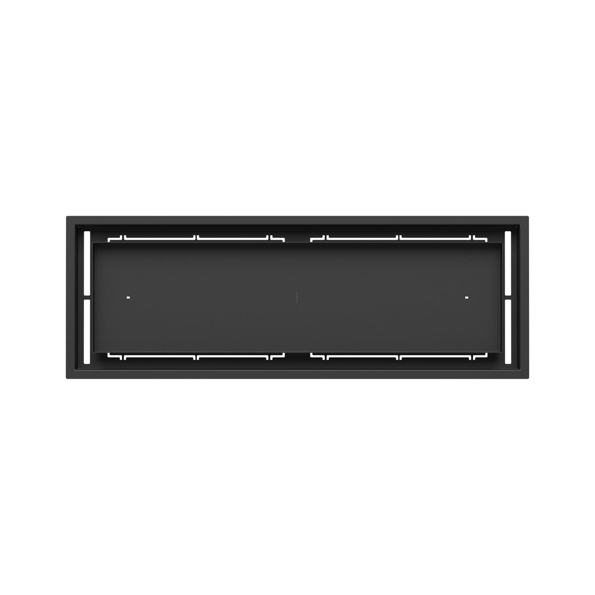 9x27 Classic floor register, top-down view