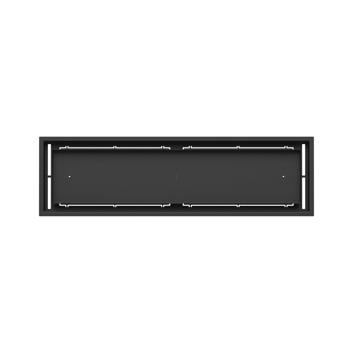 9x33 Classic floor register, top-down view