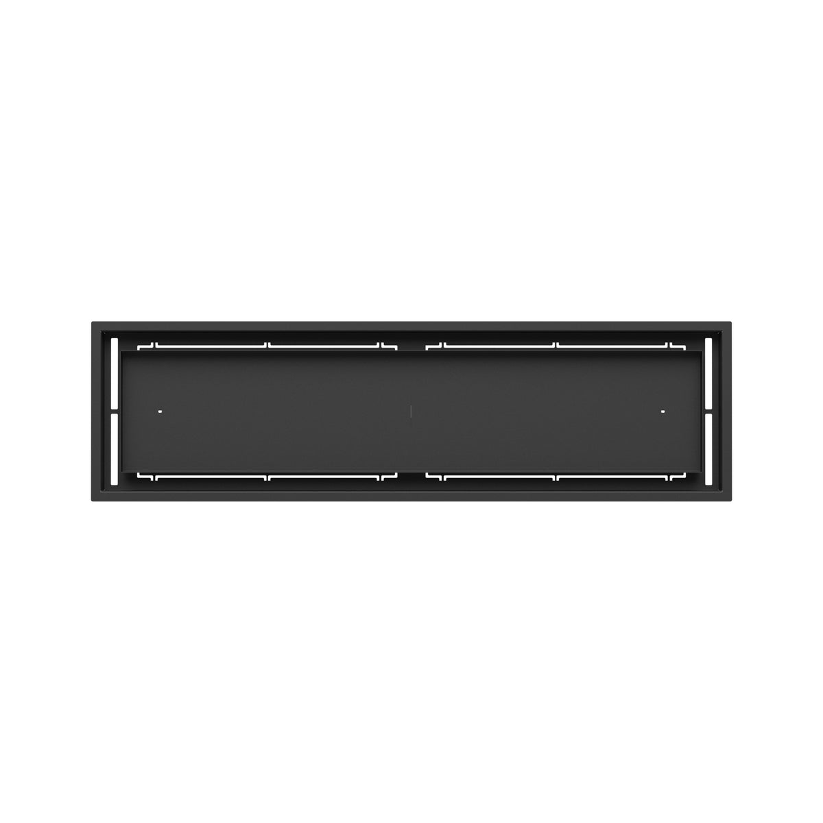 9x34 Classic floor register, top-down view