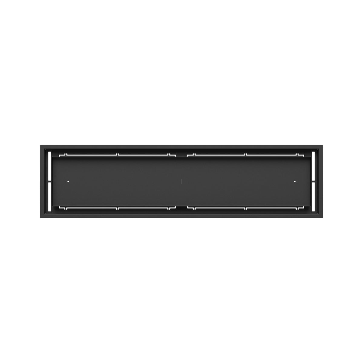 9x37 Classic floor register, top-down view