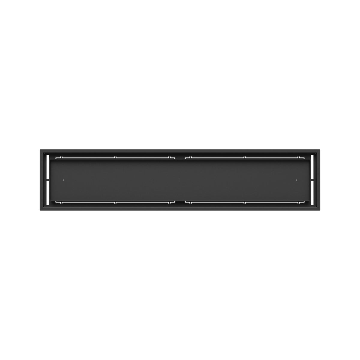 9x44 Classic floor register, top-down view