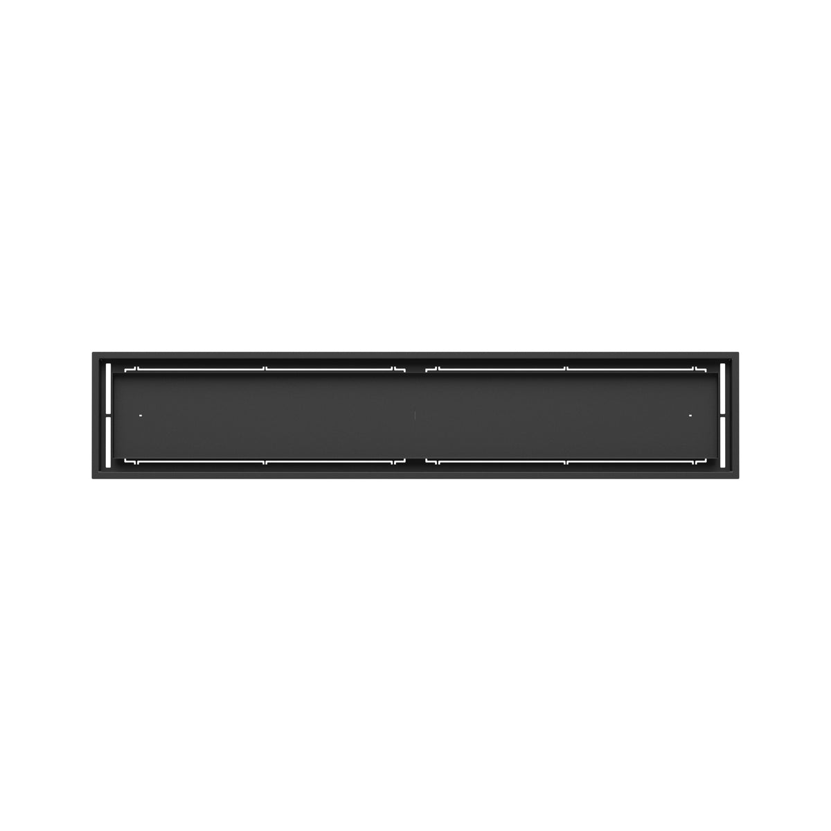 9x49 Classic floor register, top-down view