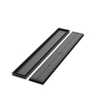 9x65 Classic floor register, front and back views side by side