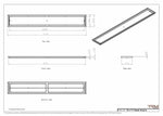 10x71 Classic Drop-in Air Vent, Flush Floor-Matching, All Metal, Floor Vent Cover 71x10