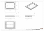 11x15 Classic Drop-in Air Vent, Flush Floor-Matching, All Metal, Floor Vent Cover 15x11