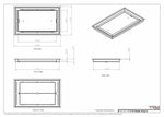 11x18 Classic Drop-in Air Vent, Flush Floor-Matching, All Metal, Floor Vent Cover 18x11