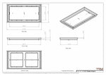 11x21 Classic Drop-in Air Vent, Flush Floor-Matching, All Metal, Floor Vent Cover 21x11