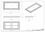 11x23 Classic Drop-in Air Vent, Flush Floor-Matching, All Metal, Floor Vent Cover 23x11