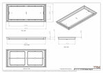 11x25 Classic Drop-in Air Vent, Flush Floor-Matching, All Metal, Floor Vent Cover 25x11