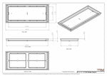 11x26 Classic Drop-in Air Vent, Flush Floor-Matching, All Metal, Floor Vent Cover 26x11