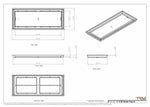 11x28 Classic Drop-in Air Vent, Flush Floor-Matching, All Metal, Floor Vent Cover 28x11