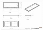 11x29 Classic Drop-in Air Vent, Flush Floor-Matching, All Metal, Floor Vent Cover 29x11