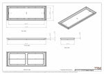 11x31 Classic Drop-in Air Vent, Flush Floor-Matching, All Metal, Floor Vent Cover 31x11