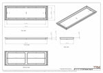 11x34 Classic Drop-in Air Vent, Flush Floor-Matching, All Metal, Floor Vent Cover 34x11