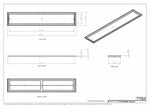 11x60 Classic Drop-in Air Vent, Flush Floor-Matching, All Metal, Floor Vent Cover 60x11