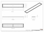 11x72 Classic Drop-in Air Vent, Flush Floor-Matching, All Metal, Floor Vent Cover 72x11
