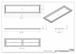 12x54 Classic Drop-in Air Vent, Flush Floor-Matching, All Metal, Floor Vent Cover (12x54)
