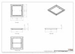 13x13 Classic Drop-in Air Vent, Flush Floor-Matching, All Metal, Floor Vent Cover (13x13)