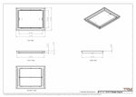 13x17 Classic Drop-in Air Vent, Flush Floor-Matching, All Metal, Floor Vent Cover (13x17)
