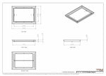 13x18 Classic Drop-in Air Vent, Flush Floor-Matching, All Metal, Floor Vent Cover (13x18)