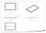 13x20 Classic Drop-in Air Vent, Flush Floor-Matching, All Metal, Floor Vent Cover (13x20)