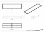 13x52 Classic Drop-in Air Vent, Flush Floor-Matching, All Metal, Floor Vent Cover (13x52)