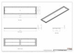 13x58 Classic Drop-in Air Vent, Flush Floor-Matching, All Metal, Floor Vent Cover (13x58)